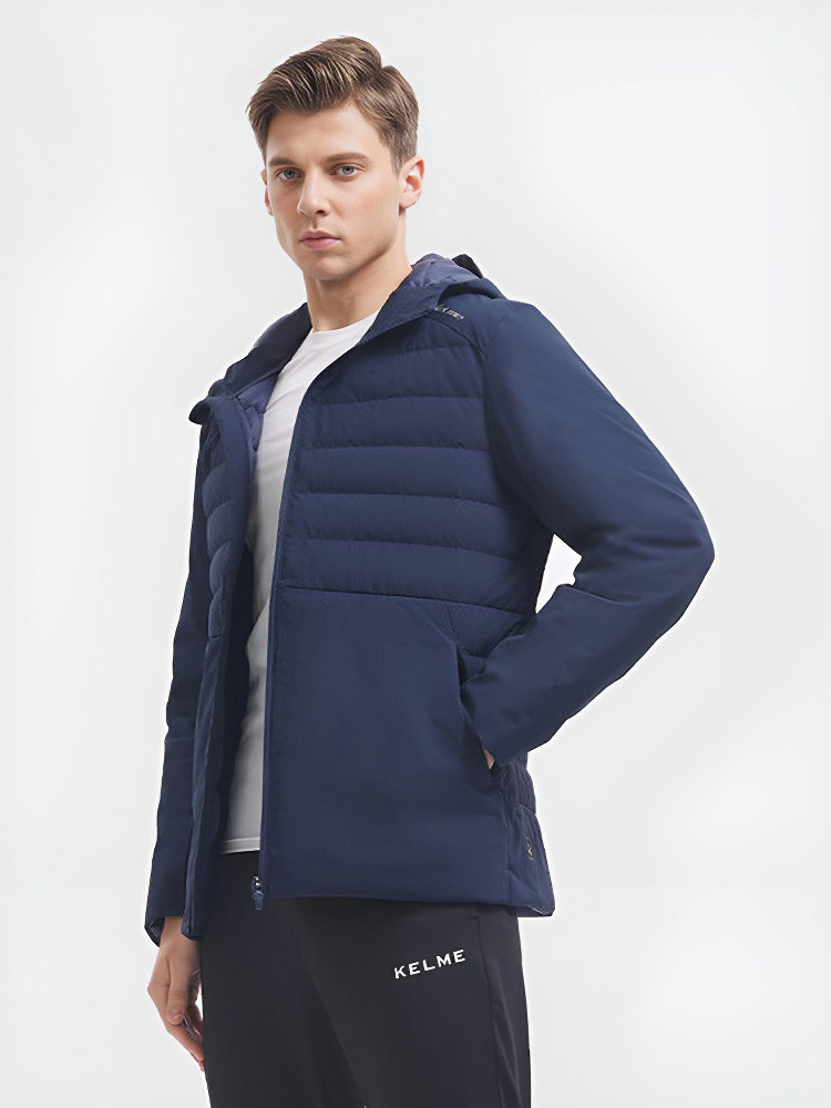Демисезонная куртка KELME Light Down Jacket Dark Blue