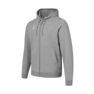 Худи на молнии ESSENTIAL Cotton FZ Hoodie, серый меланж, детский - downloaded from prime-sport.ru