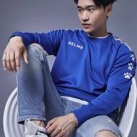 Свитшот KELME Knitted Crew Neck Sweatshirt Blue - Свитшот KELME Knitted Crew Neck Sweatshirt Blue