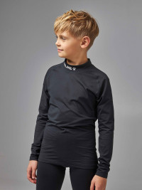 Детское термобелье (верх) утепленное KELME Long Sleeve T-Shirt Kid Black