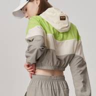 Анорак KELME Woven Half Cardigan Coat (White/Grey) - Анорак KELME Woven Half Cardigan Coat (White/Grey)