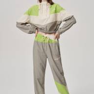 Анорак KELME Woven Half Cardigan Coat (White/Grey) - Анорак KELME Woven Half Cardigan Coat (White/Grey)