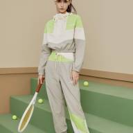 Анорак KELME Woven Half Cardigan Coat (White/Grey) - Анорак KELME Woven Half Cardigan Coat (White/Grey)