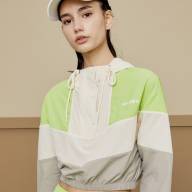 Анорак KELME Woven Half Cardigan Coat (White/Grey) - Анорак KELME Woven Half Cardigan Coat (White/Grey)