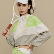Анорак KELME Woven Half Cardigan Coat (White/Grey) - Анорак KELME Woven Half Cardigan Coat (White/Grey)