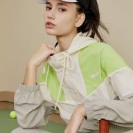 Анорак KELME Woven Half Cardigan Coat (White/Grey) - Анорак KELME Woven Half Cardigan Coat (White/Grey)