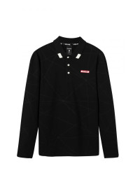 Лонгслив KELME Knitted Polo Shirt Black