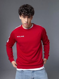 Свитшот KELME Knitted Crew Neck Sweatshirt Red