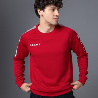 Свитшот KELME Knitted Crew Neck Sweatshirt Red - Свитшот KELME Knitted Crew Neck Sweatshirt Red
