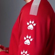 Свитшот KELME Knitted Crew Neck Sweatshirt Red - Свитшот KELME Knitted Crew Neck Sweatshirt Red