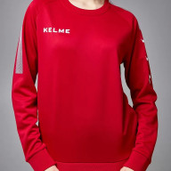 Свитшот KELME Knitted Crew Neck Sweatshirt Red - Свитшот KELME Knitted Crew Neck Sweatshirt Red