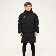 Детский пуховик KELME Children's Long Cotton Clothes Black - Детский пуховик KELME Children's Long Cotton Clothes Black