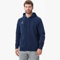Худи на молнии JOGEL ESSENTIAL Cotton Zip Hoodie, темно-синий - Худи на молнии JOGEL ESSENTIAL Cotton Zip Hoodie, темно-синий