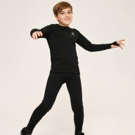 Детское термобелье (верх) утепленное KELME Tech Fit Long Sleeve (Thick) Kids Black - Детское термобелье (верх) утепленное KELME Tech Fit Long Sleeve (Thick) Kids Black