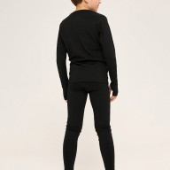 Детское термобелье (верх) утепленное KELME Tech Fit Long Sleeve (Thick) Kids Black - Детское термобелье (верх) утепленное KELME Tech Fit Long Sleeve (Thick) Kids Black