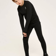 Детское термобелье (верх) утепленное KELME Tech Fit Long Sleeve (Thick) Kids Black - Детское термобелье (верх) утепленное KELME Tech Fit Long Sleeve (Thick) Kids Black