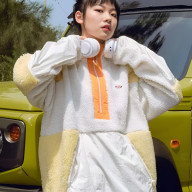 Худи KELME Half Cardigan Sweater (Yellow/White) - Худи KELME Half Cardigan Sweater (Yellow/White)