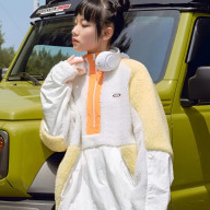 Худи KELME Half Cardigan Sweater (Yellow/White) - Худи KELME Half Cardigan Sweater (Yellow/White)