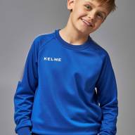 Детский свитшот KELME Knitted Crew Neck Sweatshirt Blue - Детский свитшот KELME Knitted Crew Neck Sweatshirt Blue