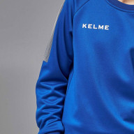 Детский свитшот KELME Knitted Crew Neck Sweatshirt Blue - Детский свитшот KELME Knitted Crew Neck Sweatshirt Blue