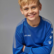 Детский свитшот KELME Knitted Crew Neck Sweatshirt Blue - Детский свитшот KELME Knitted Crew Neck Sweatshirt Blue