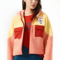 Толстовка KELME Knitted Coat (Pink/Yellow) - Толстовка KELME Knitted Coat (Pink/Yellow)