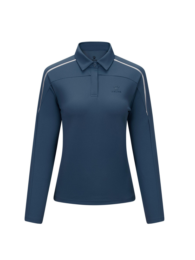 Лонгслив KELME Long Sleeve Polo Shirt Blue