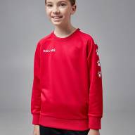 Детский свитшот KELME Knitted Crew Neck Sweatshirt Red - Детский свитшот KELME Knitted Crew Neck Sweatshirt Red