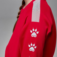 Детский свитшот KELME Knitted Crew Neck Sweatshirt Red - Детский свитшот KELME Knitted Crew Neck Sweatshirt Red