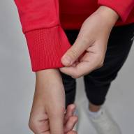 Детский свитшот KELME Knitted Crew Neck Sweatshirt Red - Детский свитшот KELME Knitted Crew Neck Sweatshirt Red