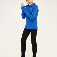 Детское термобелье (верх) утепленное KELME Tech Fit Long Sleeve (Thick) Kids Blue - Детское термобелье (верх) утепленное KELME Tech Fit Long Sleeve (Thick) Kids Blue