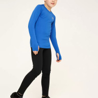 Детское термобелье (верх) утепленное KELME Tech Fit Long Sleeve (Thick) Kids Blue - Детское термобелье (верх) утепленное KELME Tech Fit Long Sleeve (Thick) Kids Blue