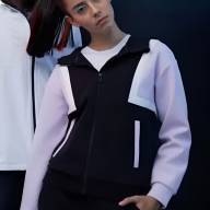 Толстовка KELME Knitted Coat (Black/Light Purple) - Толстовка KELME Knitted Coat (Black/Light Purple)