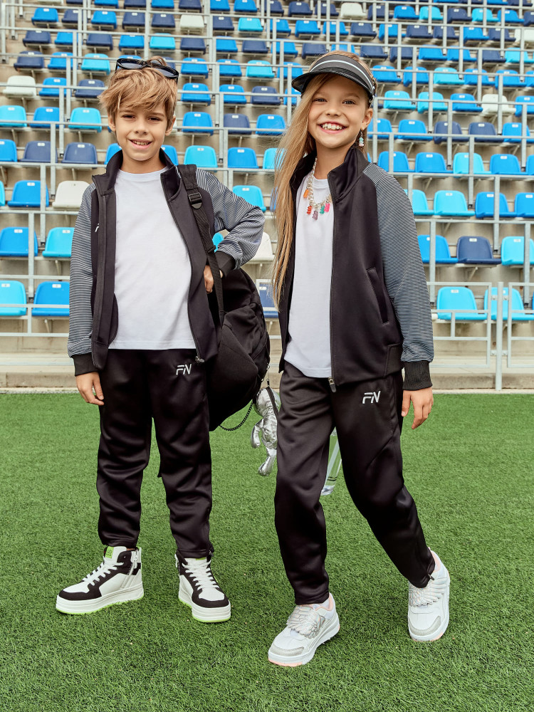 Детский спортивный костюм FN Dynamic Kid (Black/Grey)