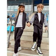 Детский спортивный костюм FN Dynamic Kid (Black/Grey) - Детский спортивный костюм FN Dynamic Kid (Black/Grey)