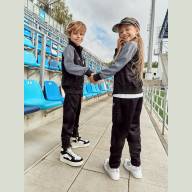 Детский спортивный костюм FN Dynamic Kid (Black/Grey) - Детский спортивный костюм FN Dynamic Kid (Black/Grey)