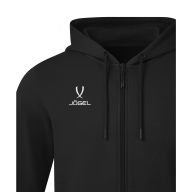 Флисовое худи на молнии JOGEL ESSENTIAL Cotton Fleece FZ Hoodie, черный, детский - Флисовое худи на молнии JOGEL ESSENTIAL Cotton Fleece FZ Hoodie, черный, детский