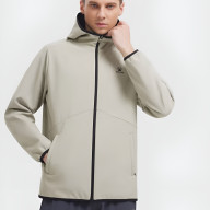 Куртка KELME Fleece Woven Jacket (Hooded) Beige - Куртка KELME Fleece Woven Jacket (Hooded) Beige