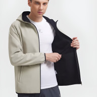 Куртка KELME Fleece Woven Jacket (Hooded) Beige - Куртка KELME Fleece Woven Jacket (Hooded) Beige