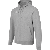 Флисовое худи на молнии JOGEL ESSENTIAL Cotton Fleece FZ Hoodie, серый меланж, детский - Флисовое худи на молнии JOGEL ESSENTIAL Cotton Fleece FZ Hoodie, серый меланж, детский