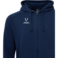 Худи JOGEL ESSENTIAL Club reglan Cotton Zip Hoodie Z4, темно-синий - Худи JOGEL ESSENTIAL Club reglan Cotton Zip Hoodie Z4, темно-синий