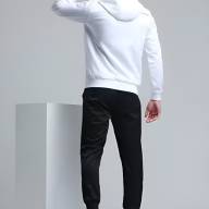 Спортивный костюм KELME Men's Hooded Knitted Jacket Suit (White/Black) - Спортивный костюм KELME Men's Hooded Knitted Jacket Suit (White/Black)
