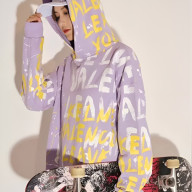 Худи KELME Hooded Sweater Light Purple - Худи KELME Hooded Sweater Light Purple