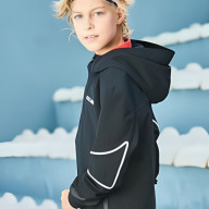 Детская ветровка KELME Boys Windbreaker Black - Детская ветровка KELME Boys Windbreaker Black