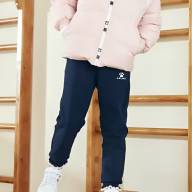 Детские брюки KELME Girl's Knitted Trousers Dark Blue - Детские брюки KELME Girl's Knitted Trousers Dark Blue