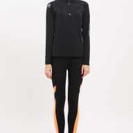 Леггинсы KELME Knitted Tights (Black/Orange) - Леггинсы KELME Knitted Tights (Black/Orange)