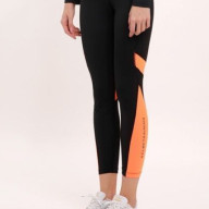 Леггинсы KELME Knitted Tights (Black/Orange) - Леггинсы KELME Knitted Tights (Black/Orange)