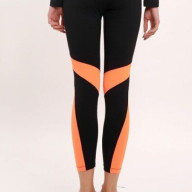 Леггинсы KELME Knitted Tights (Black/Orange) - Леггинсы KELME Knitted Tights (Black/Orange)