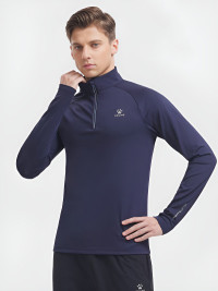 Лонгслив KELME Long Sleeve T-shirt Dark Blue