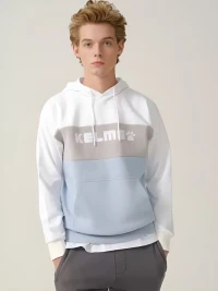 Худи KELME Hooded Sweater (White/Light Blue)